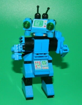 Vintage Classic Space Lego Spy Bot 1498 Blue Custom Instructions Complete 1498-4 - Image 1 of 4