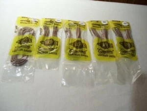 Genuine Arrow Head Leather Shoe Laces….32 Inches….Set of Five….New - Picture 1 of 3