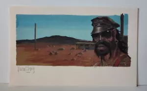 JEAN GIRAUD MOEBIUS 1997 LIMITED EDITION SIGNED BOOK PLATE ART DUST RIDER - Picture 1 of 6