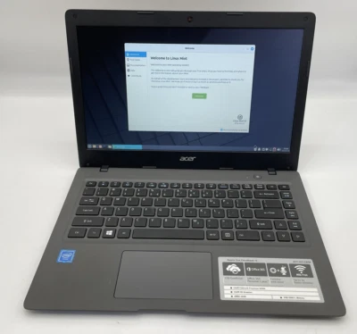 Acer Aspire One CloudBook 14 AO1-431 Celeron N3050 2GB RAM 32GB eMMC Linux Mint - Image 1 of 4