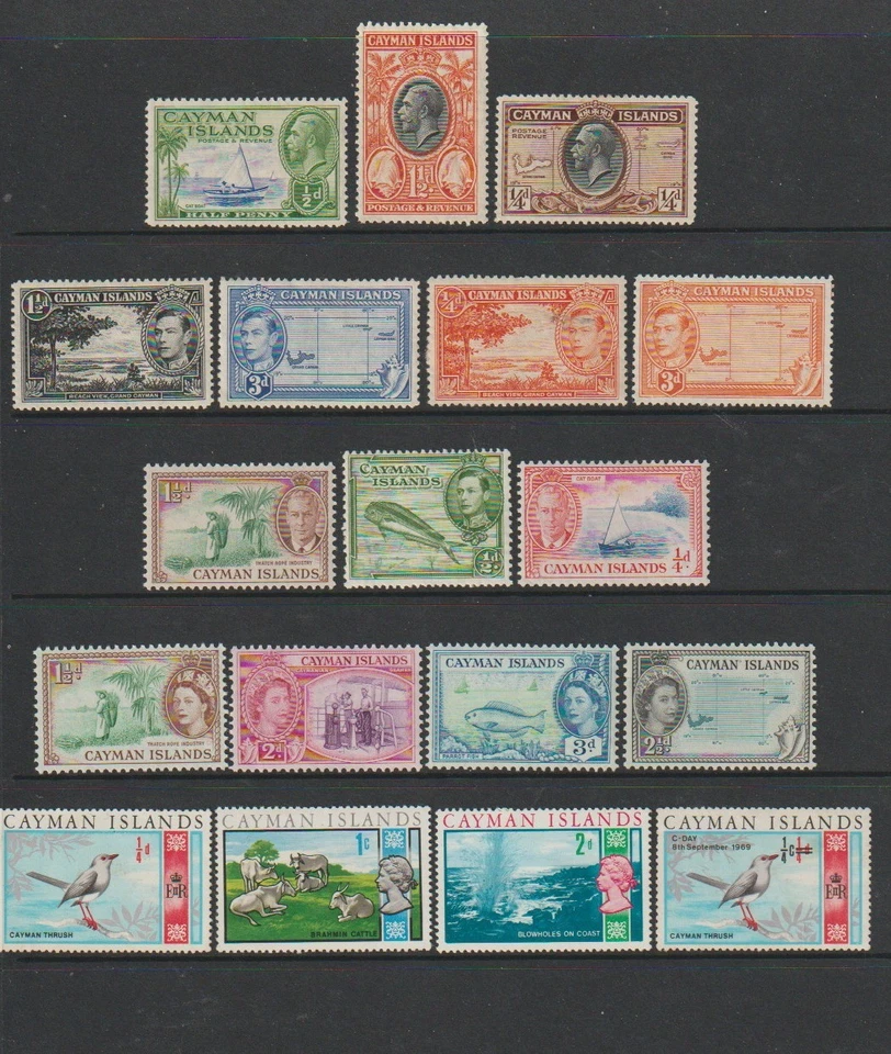 CAYMAN  ISLANDS    Collection of  Various  Stamps     MINT - Image 1 of 1