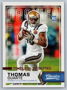 Thomas Duarte 2016 Panini Classics #291 Rookie Timeless Tributes /99 - Picture 1 of 2