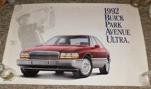 3er SET VINTAGE 1992 BUICK HÄNDLERPLAKATE MIT GOLFPROFIS LEVI KNOX BECK - Bild 1 von 7