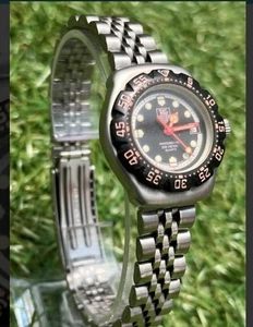 TAG Heuer Formula 1 Black/Pink  Unisex Adults Watch  Working Used F/S - Picture 1 of 5