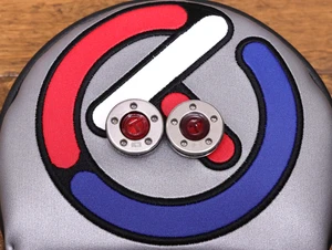 Scotty Cameron TOUR ONLY Silver & Red 10 GRAM CIRCLE T Putter Weights 10G - Picture 1 of 2