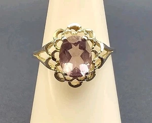 Sterling Silver 925 Amethyst Ring Size 6 1.7g - Picture 1 of 21