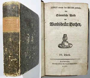 Matthias Claudius - Sämmtliche Werke des Wandsbecker Bothen 1791 - Imagen 1 de 1
