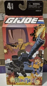 GI JOE  MINIMATES -Scarlett,  Snake Eyes,  Storm Shadow, Cobra Commander Set - Picture 1 of 8