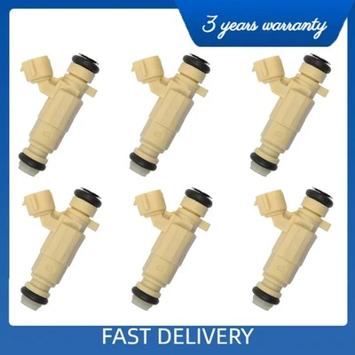 Set of 6 Fuel Injectors Fit For HYUNDAI SANTA FE 2.7L V6 2007 2008 2009 FJ493 US - Imagem 1 de 4