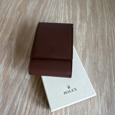 Rolex Watch Travel Holder Leather Pouch/Case - Authentic VIP gift - Boxed NEW - Image 1 of 4