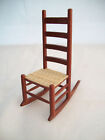 Mesh Seat Child's Rocker dollhouse furniture T6755 rocking chair 1/12 scale