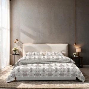 Hansure Geocro duvet cover set of 3，cotton prints - Picture 1 of 5