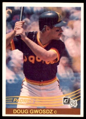 1984 Donruss Doug Gwosdz A Baseball Cards #383 - Image 1 of 2