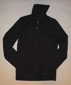 LULULEMON IN STRIDE JACKE SCHWARZ DAUMENLÖCHER YOGA TANZ LAUFEN WANDERN LOUNGE Gr. 4 - Bild 1 von 7