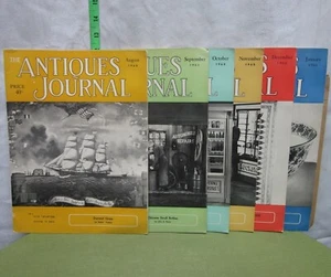 ANTIQUES JOURNAL set Durand Glass six 6 magazines lot 1960-1961 Satsuma - Picture 1 of 3