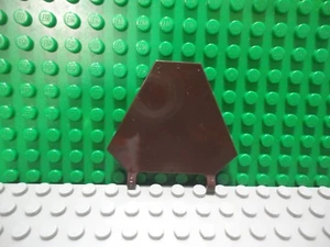 Lego 1 Dark Brown clip on 5x7 Hexagonal flag NEW - Picture 1 of 1