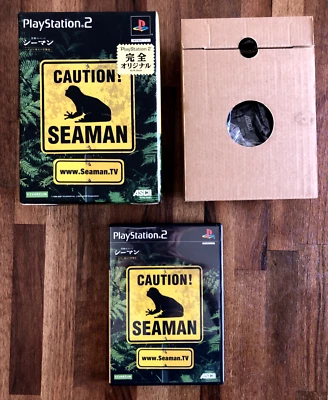 SEAMAN BOXED w/ MIC + CONTROLLER - PlayStation 2 PS2 NTSC-J ASCII ** Japanese ** - Image 1 of 4