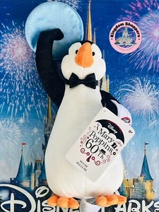 Disney Parks Mary Poppins 60th Anniversary Plush Penguin Waiter Tray 14” NWT - Picture 1 of 2