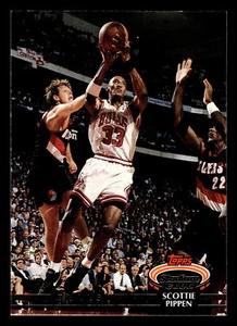 1992-93 Stadium Club #367 Scottie Pippen Chicago Bulls - Picture 1 of 2