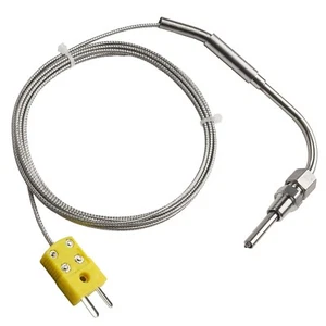 EGT K-Typ Thermoelement, Abgasfühler Hochtemperatursensoren 1/8" NPT Gewinde - Bild 1 von 14