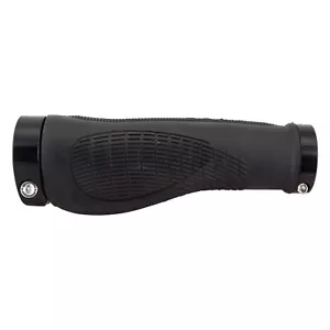 BICYCLE GRIPS ERGO TORQ LOCKING 138mm BLACK ORIGIN8 - Picture 1 of 1