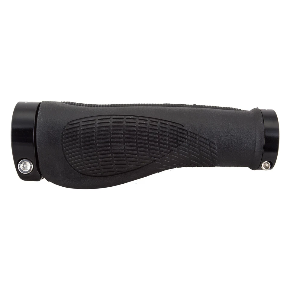 BICYCLE GRIPS  ERGO TORQ LOCKING 138mm BLACK ORIGIN8 - Image 1 of 1