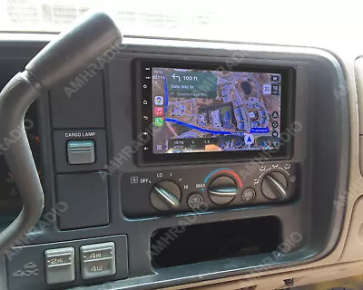 Car Stereo Radio For 2003-2007 Chevrolet Silverado 1500 2500 Android CarPlay 64G Foto 1 de 4