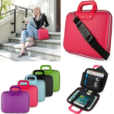 SumacLife Leather Slim Tablet Shoulder Bag Carry Case For 10.9" iPad Air 5th Gen - Image 1 of 4