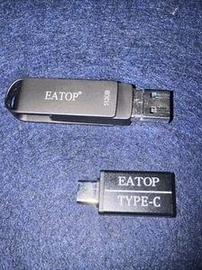 Unidad flash para teléfono EATOP 512 GB memoria para fotos, almacenamiento flash de fotos USB 3.0 - Imagen 1 de 1
