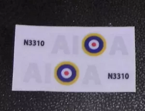 Marcas de escuadrón estilo auténtico Dinky Spitfire 719. (AIA) - Imagen 1 de 1