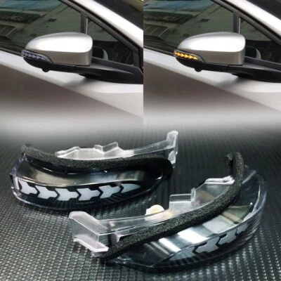 Fit For Toyota CHR C-HR Hatchback Side Mirror Cover Trim LED Accessories 1SET Foto 1 de 4