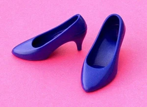 Purple Diana pump shoes fit Franklin Mint Princess Kate Middleton Marilyn doll - Picture 1 of 3
