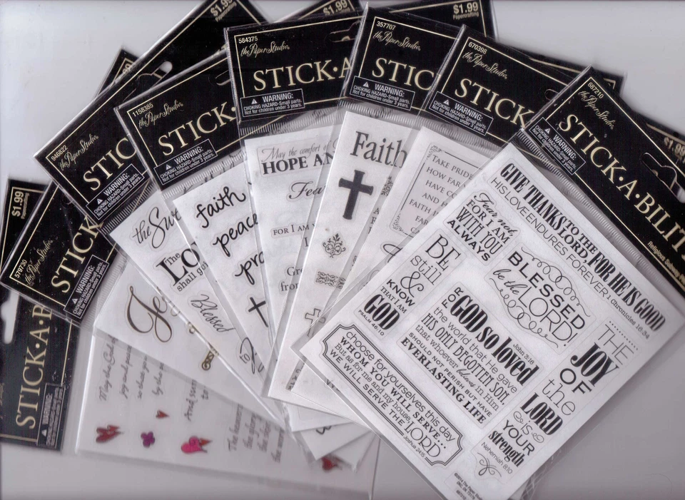 The Paper Studio Stickabilities RELIGIOUS Themed Stickers~U Choose! Quick Ship - Image 1 of 1
