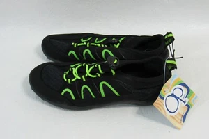 OP Aqua Sock Water Shoes Black Size Large 2 - 3 Boy's - Picture 1 of 5
