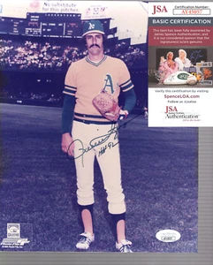 ROLLIE FINGERS Signed "HOF 92" Autograph 8x10 Color Photo Athletics JSA ๐ COA - Picture 1 of 3