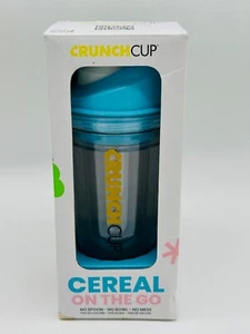 Crunch Cup XL Müsli für unterwegs blau ohne Löffel ohne Schale kein Durcheinander - Bild 1 von 5