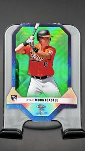 2021 Topps Chrome Ben Baller Ryan Mountcastle verde smeraldo fustellato BD15 Rookie - Foto 1 di 4