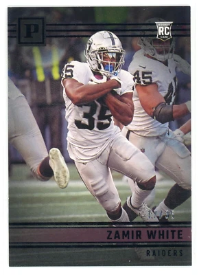 2022 Panini Chronicles Zamir White Black Rookie /35 Raiders RB - Image 1 of 2