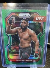 2021 Panini Prizm UFC Debut Edition Prizm Green #50 Curtis Blaydes SP