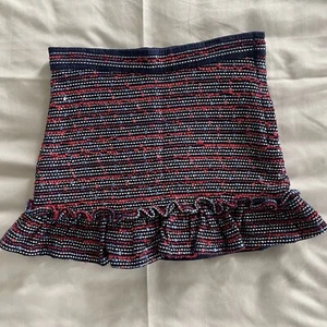 Janie and Jack Size 6 Skirt Blue And Red Ruffle Patriotic Casual Straight Short - Picture 1 of 4