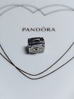 Genuine Pandora Silver 💼 Solid Suitcase "I 🖤 To Travel" 💼 Charm 925 ALE