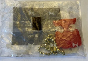 VINTAGE PLASTIC OWL PULL APART KEY CHAIN IN PKG - POMONA FIRST FEDERAL SAVINGS - Picture 1 of 3