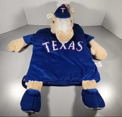 Mochila MLB Texas Rangers Mascota Pal Peluche Cordón Azul Para Siempre Coleccionable Foto 1 de 4