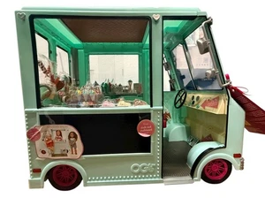 Our Generation 18" Mädchen Puppe Sweet Stop American Ice Cream Truck NEU offene Verpackung - Bild 1 von 8
