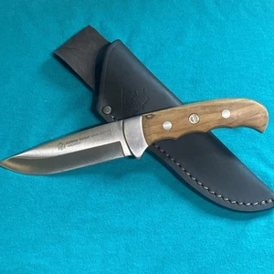 Puma Fixed Blade Drop Point Hunting Knife Outdoor Hunter Olive 825000 - Picture 1 of 9