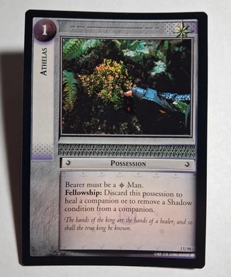 Decipher LOTR TCG Fellowship of the Ring ATHELAS 1U94 FOIL LP - Image 1 of 4