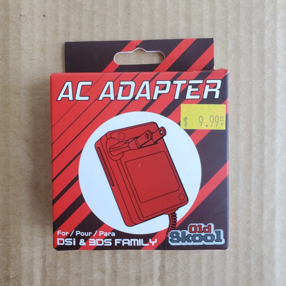 Old Skool - 3DS / 2DS and DSi AC Adapter Charging Cable - Image 1 of 2