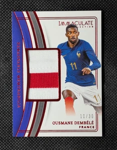 Parche Jersey Inmaculado Ousmane Dembele 2024-25 Panini Rubí #/30 Francia - Imagen 1 de 2