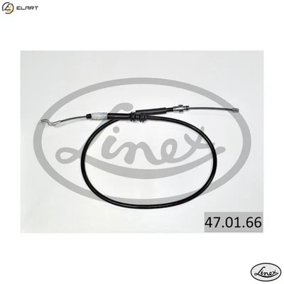 CABLE PULL PARKING BRAKE 47.01.66 FOR VW CARAVELLE/KOMBI/Bus/TRANSPORTER/Mk 2.0L - Image 1 of 4