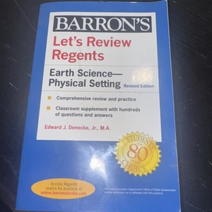BARRON'S Lets Review Regents: Earth Science- Physical Setting Revised Edition - Imagen 1 de 7